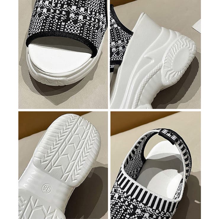 厚底ニットサンダル スポーツサンダル軽量 | Miniministore | 詳細画像32 