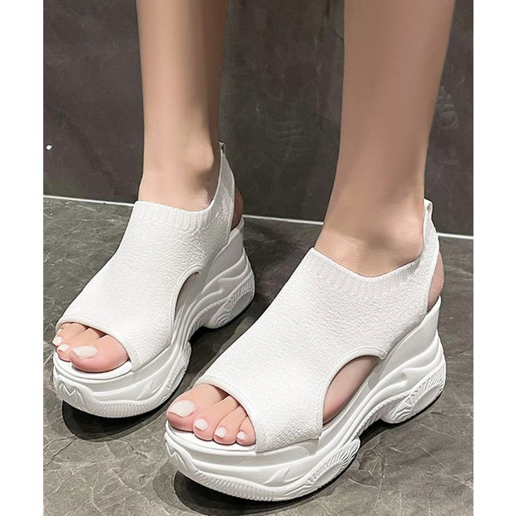 厚底ニットサンダル スポーツサンダル軽量 | Miniministore | 詳細画像5 