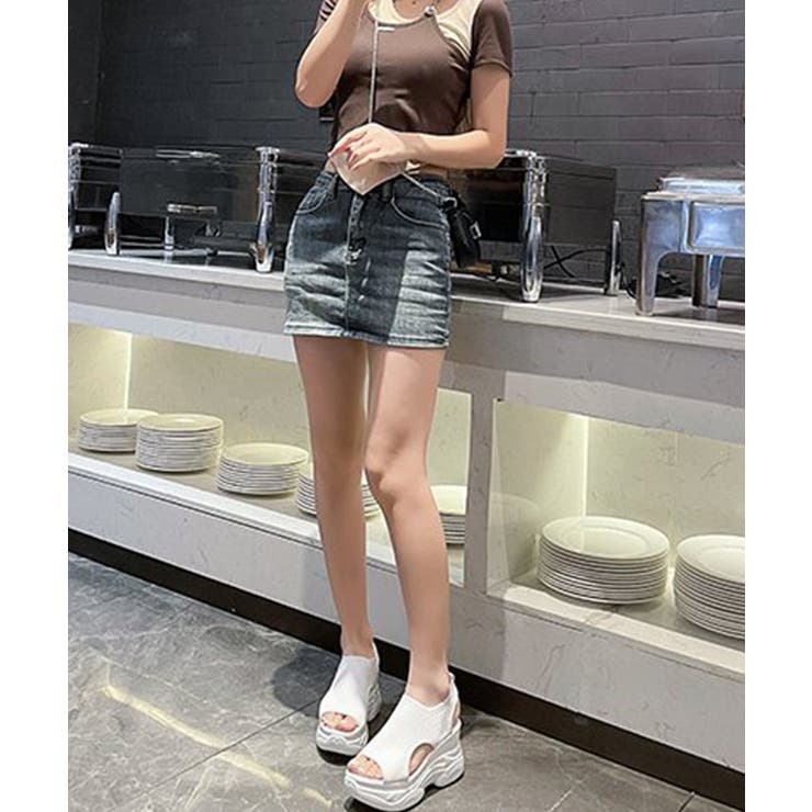 厚底ニットサンダル スポーツサンダル軽量 | Miniministore | 詳細画像7 