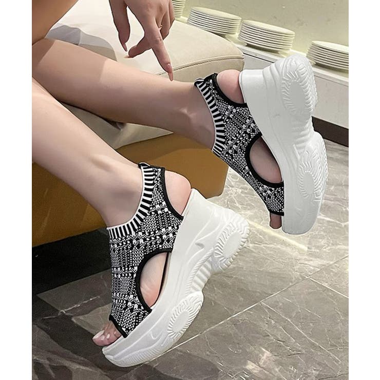 厚底ニットサンダル スポーツサンダル軽量 | Miniministore | 詳細画像8 