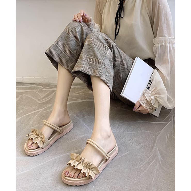 2WAY厚底サンダル フリルサンダル美脚 | Miniministore | 詳細画像15 