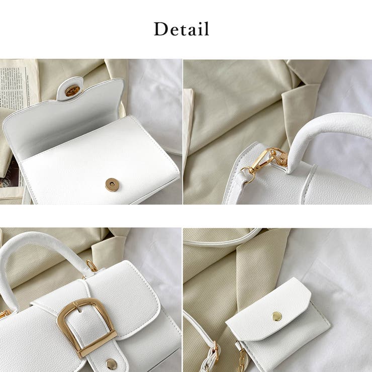 ショルダーバッグ コインケース付きセット オフィスカジュアル | Miniministore | 詳細画像3 