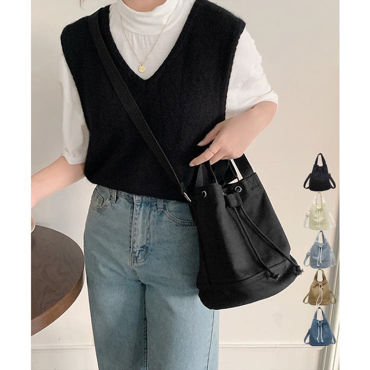 巾着 ショルダーバッグ レディース 軽量 | Miniministore | 詳細画像1 