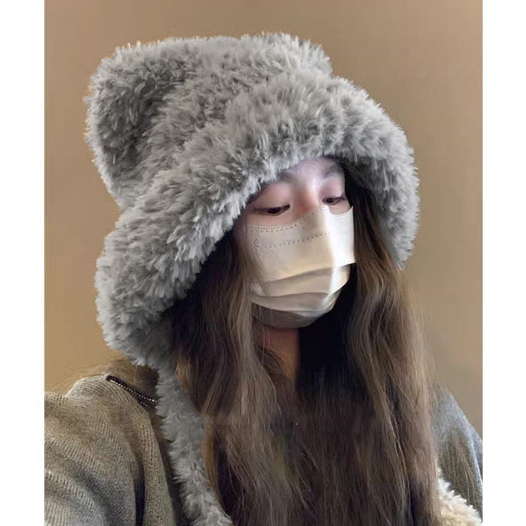 くま耳ニット帽 レディース もこもこ帽子 | Miniministore | 詳細画像12 