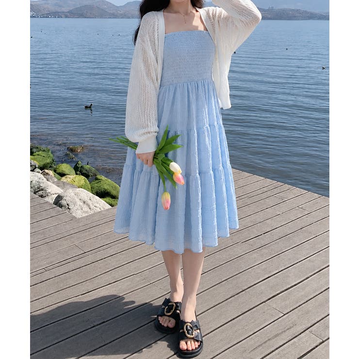 ティアードキャミワンピース シャーリング | Miniministore | 詳細画像12 