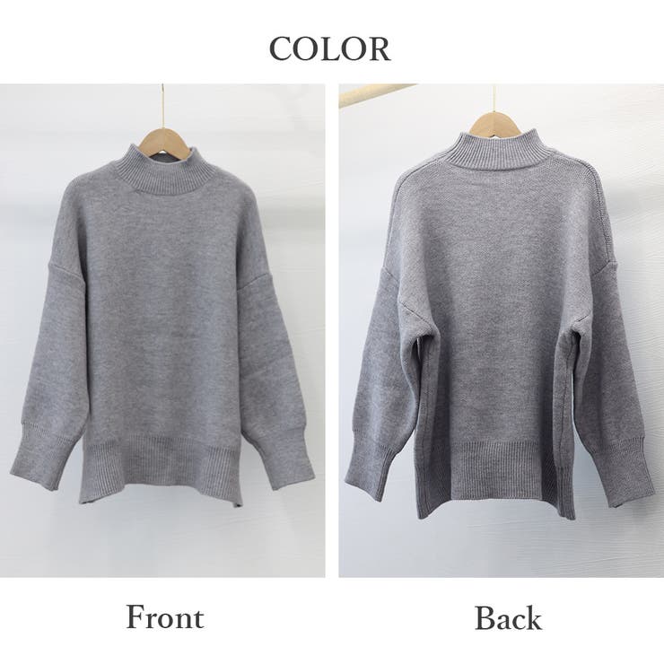 ハイネックニットセーター レディース秋冬 | Miniministore | 詳細画像3 