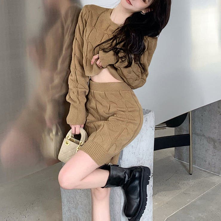ニットトップス ミニスカートセットアップ[品番：II000011075]｜Miniministore（ミニミニストア）のレディース ファッション通販｜SHOPLIST（ショップリスト）