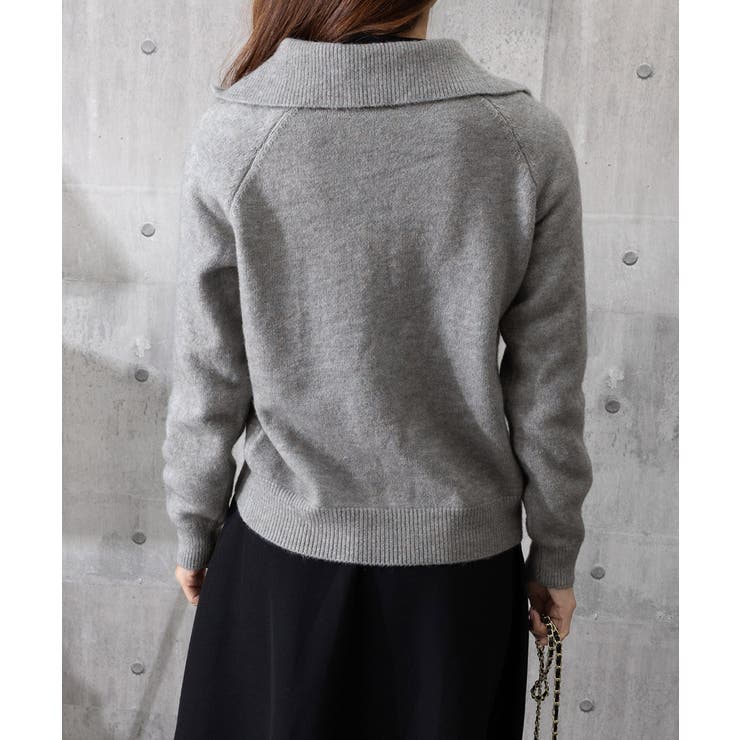 くるみボタンハイネックニットカーディガン | Miniministore | 詳細画像22 