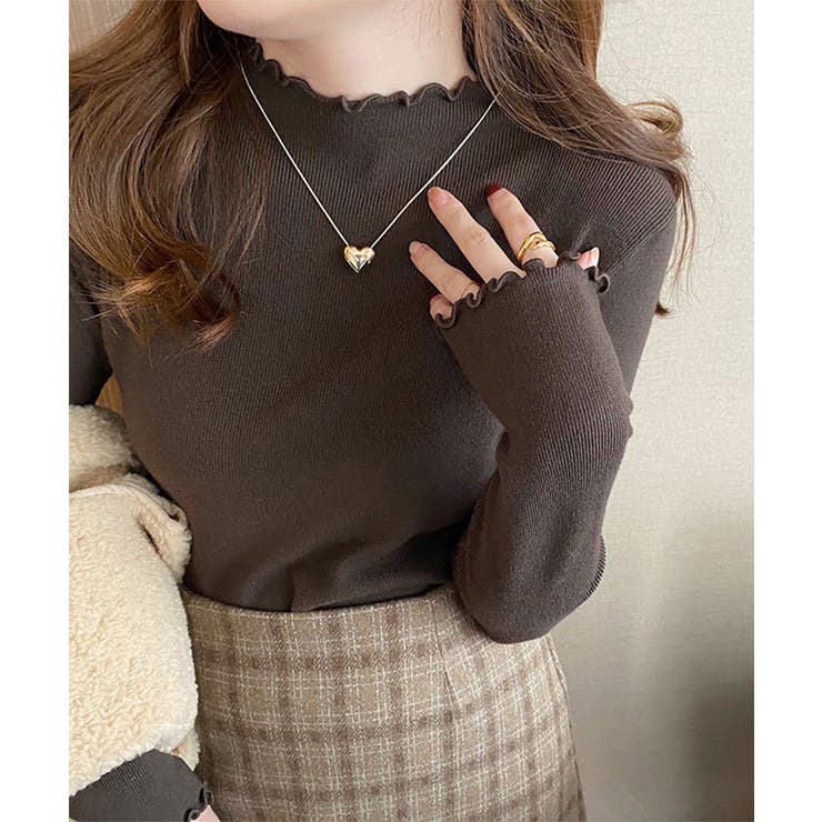 メロウフリル ニットトップス レディース | Miniministore | 詳細画像10 