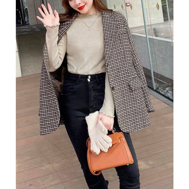 メロウフリル ニットトップス レディース | Miniministore | 詳細画像4 