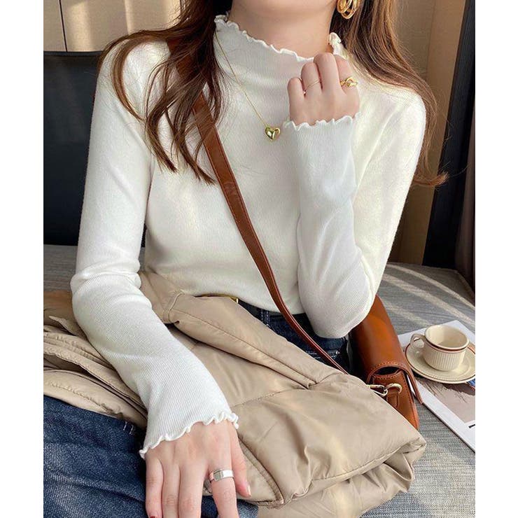 メロウフリル ニットトップス レディース | Miniministore | 詳細画像7 