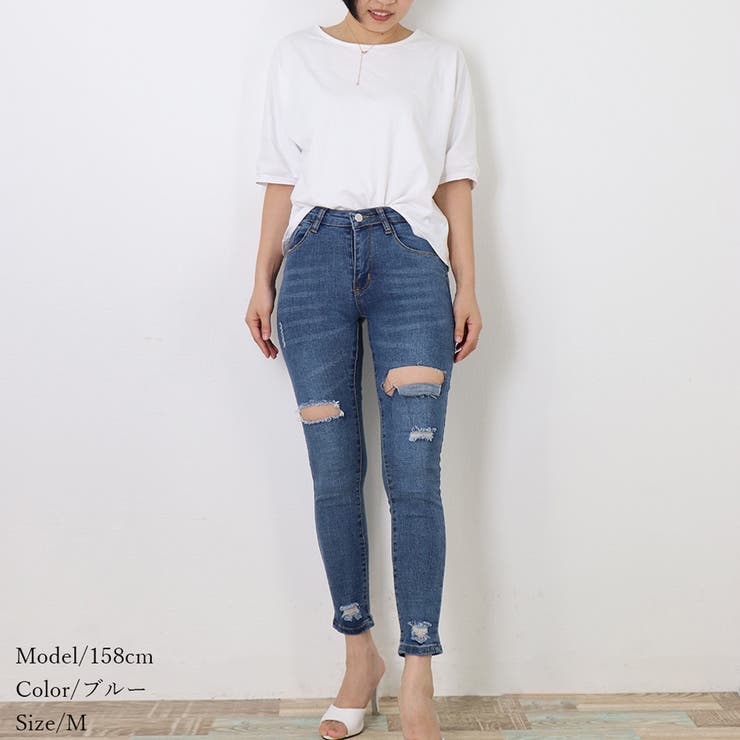 ダメージ スキニー レディース | Miniministore | 詳細画像12 