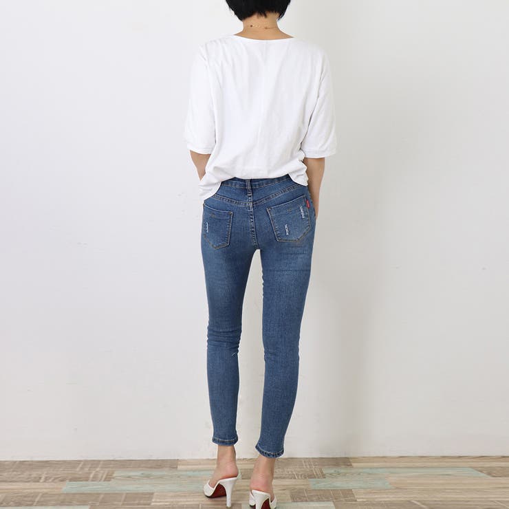 ダメージ スキニー レディース | Miniministore | 詳細画像14 