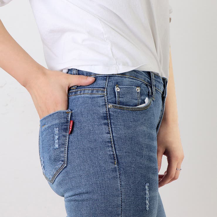 ダメージ スキニー レディース | Miniministore | 詳細画像15 