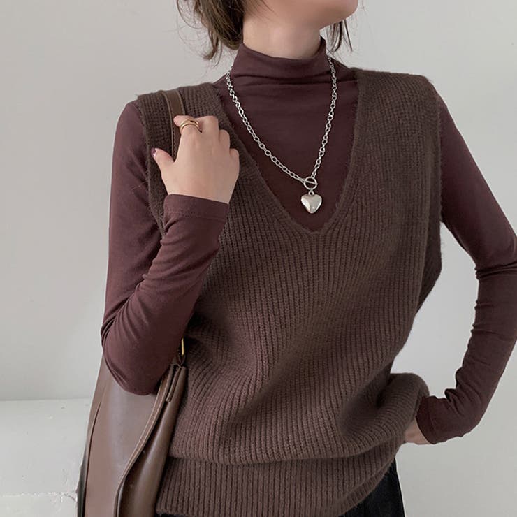 Vネック ニットベスト レディース 品番 Ii Miniministore ミニミニストア のレディース ファッション通販 Shoplist ショップリスト