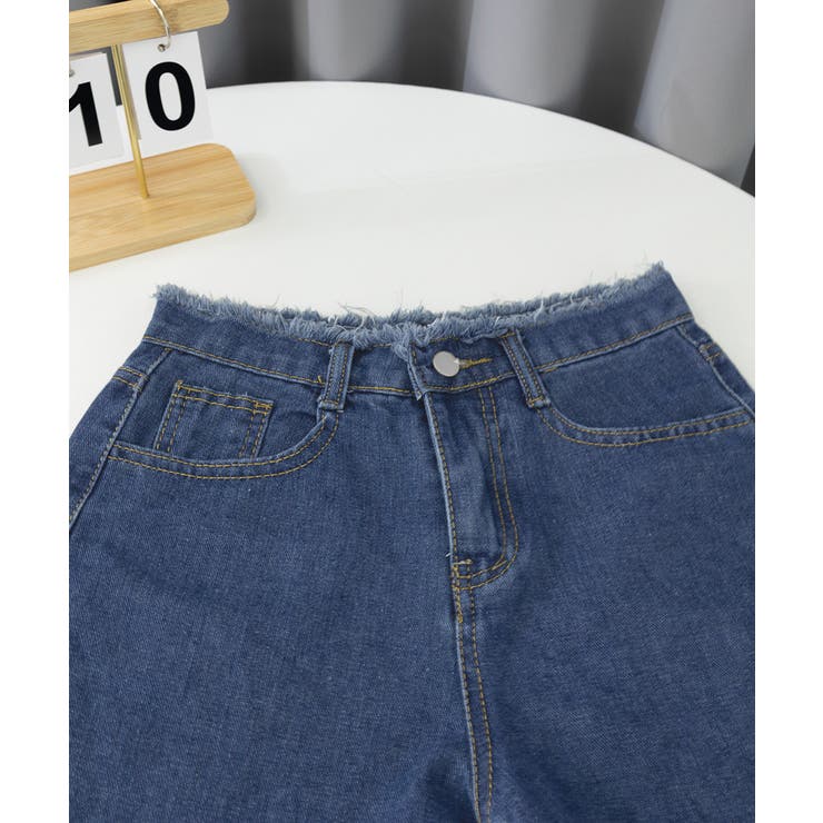 デニムショートパンツ レディース 短パン[品番：II000006481