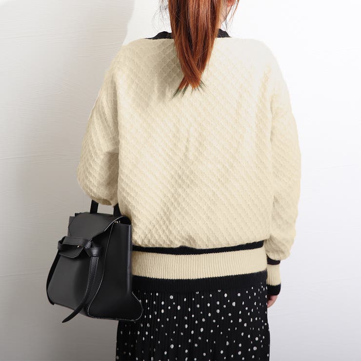ニットカーディガン 配色 レディース | Miniministore | 詳細画像15 