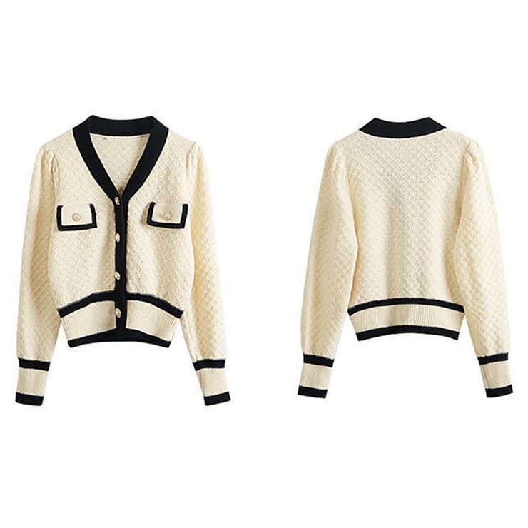 ニットカーディガン 配色 レディース | Miniministore | 詳細画像3 