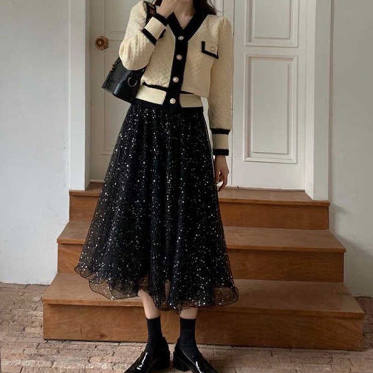 ニットカーディガン 配色 レディース | Miniministore | 詳細画像9 