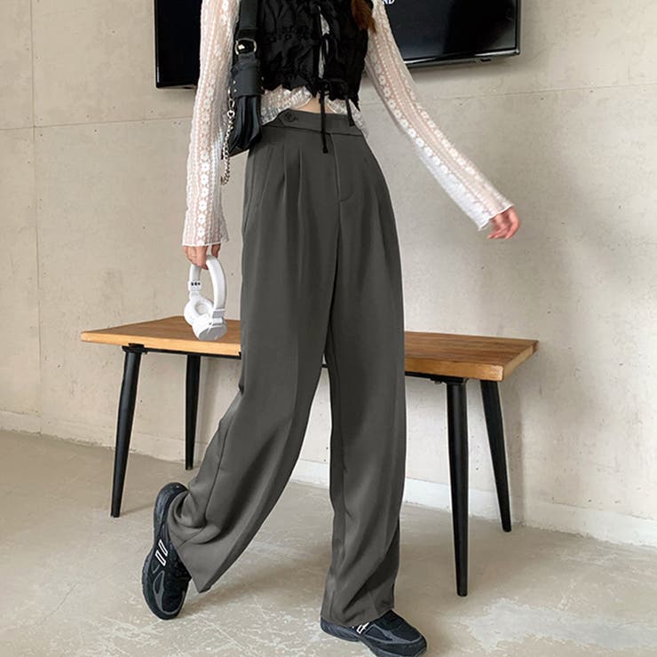 セミワイドパンツ レディース オフィス オフィスカジュアル [品番：II000007656]｜Miniministore（ミニミニストア）のレディースファッション通販｜SHOPLIST（ショップリスト）