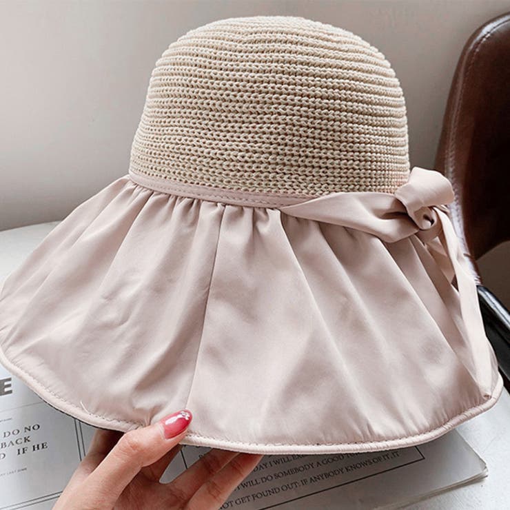 サンバイザー バケットハットバックリボン | Miniministore | 詳細画像13 