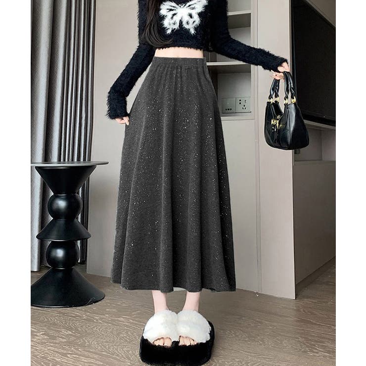 ラメ入りロングスカート キラキラスカート | Miniministore | 詳細画像5 