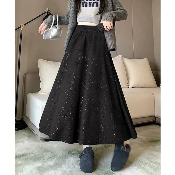 ラメ入りロングスカート キラキラスカート | Miniministore | 詳細画像6 