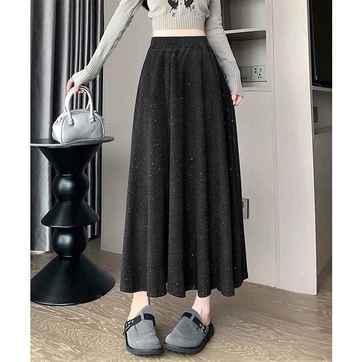 ラメ入りロングスカート キラキラスカート | Miniministore | 詳細画像8 