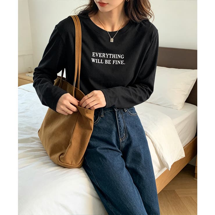 ロゴプリント長袖TシャツレディースロンT | Miniministore | 詳細画像10 