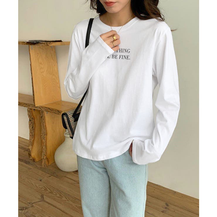 ロゴプリント長袖TシャツレディースロンT | Miniministore | 詳細画像12 