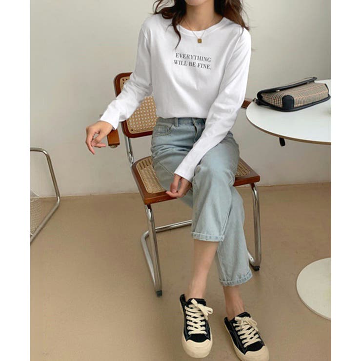 ロゴプリント長袖TシャツレディースロンT | Miniministore | 詳細画像13 