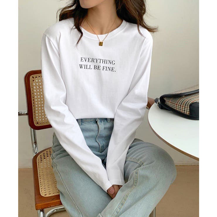 ロゴプリント長袖TシャツレディースロンT | Miniministore | 詳細画像14 