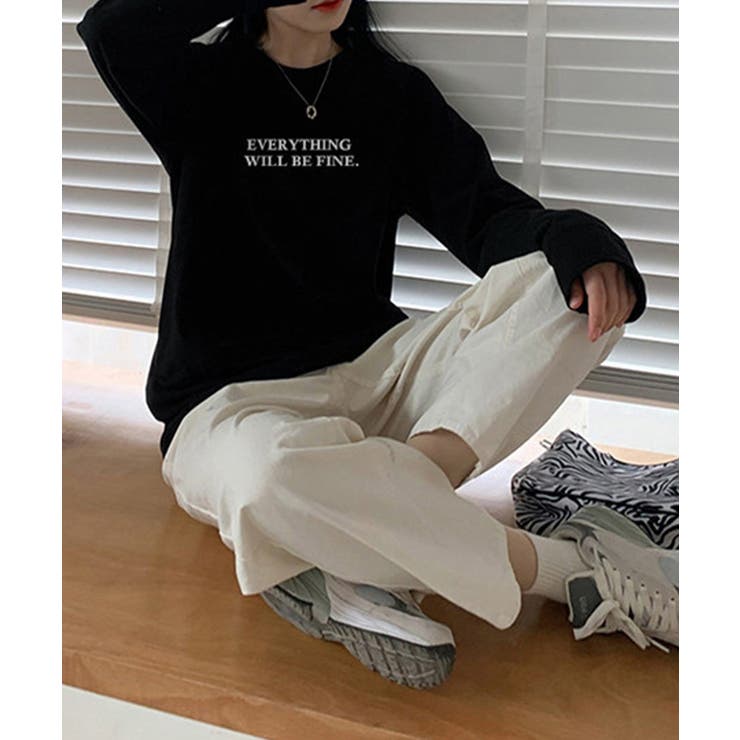 ロゴプリント長袖TシャツレディースロンT | Miniministore | 詳細画像21 
