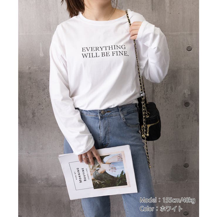 ロゴプリント長袖TシャツレディースロンT | Miniministore | 詳細画像22 