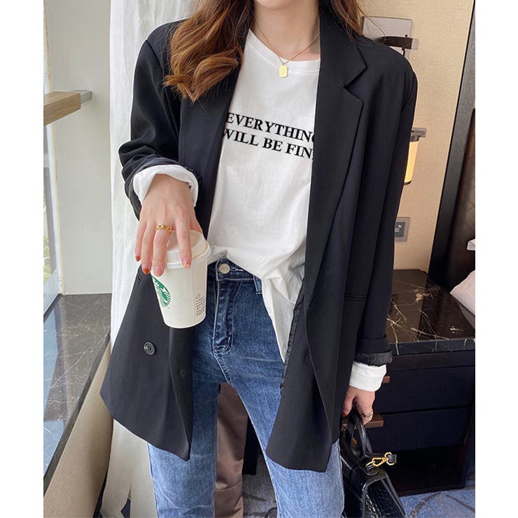 ロゴプリント長袖TシャツレディースロンT | Miniministore | 詳細画像7 