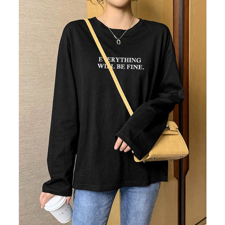 ロゴプリント長袖TシャツレディースロンT | Miniministore | 詳細画像8 