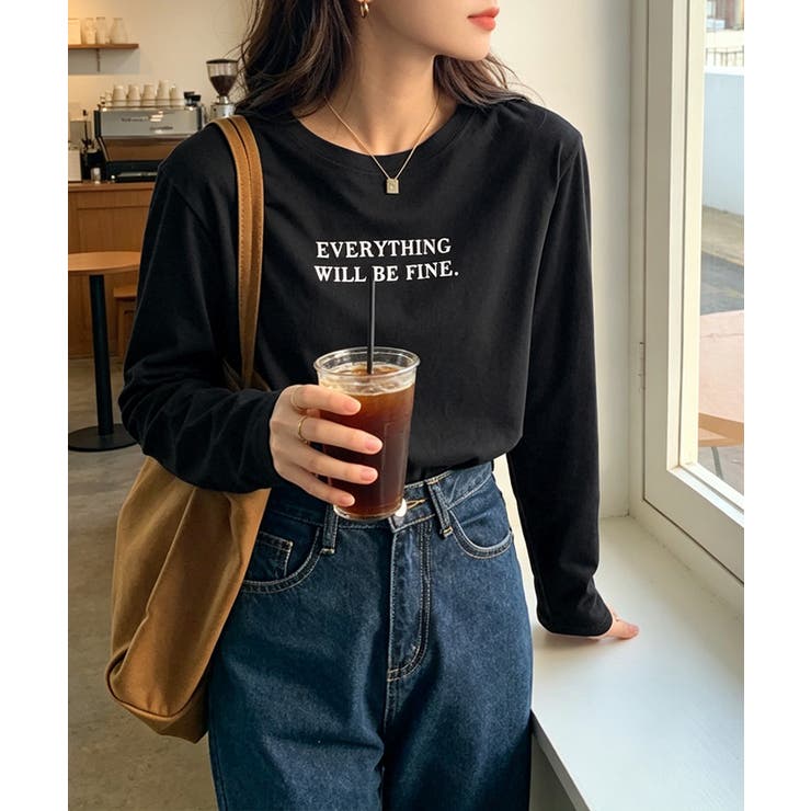 ロゴプリント長袖TシャツレディースロンT | Miniministore | 詳細画像9 
