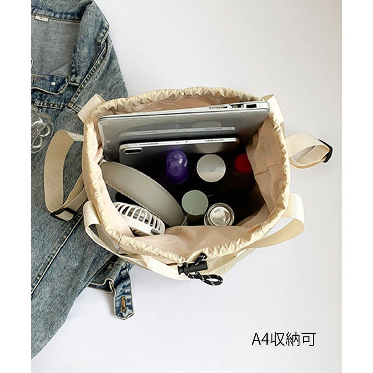 巾着リュックバッグ3WAY軽量ナイロン鞄 | Miniministore | 詳細画像20 