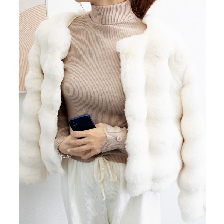 ハイネックニットトップス 長袖ニットソー | Miniministore | 詳細画像16 