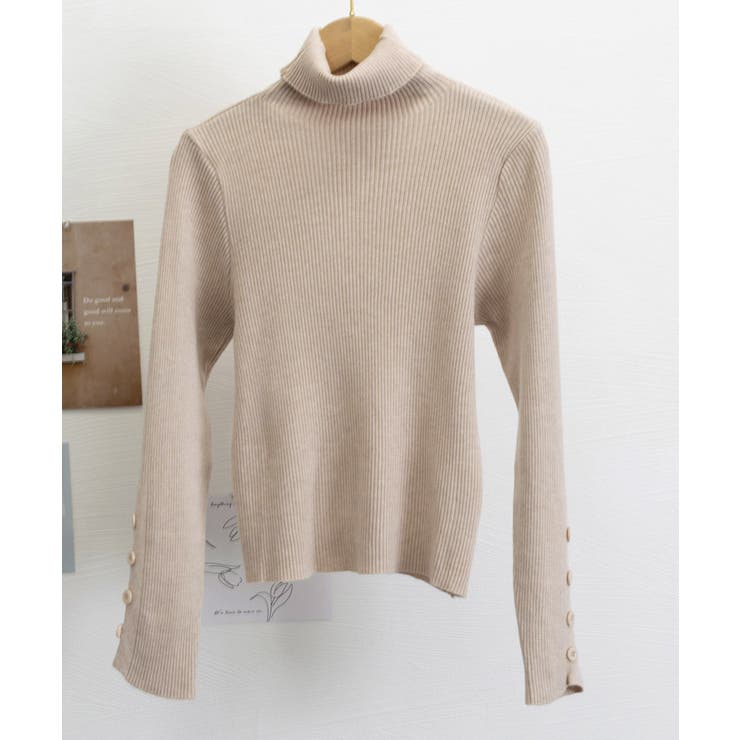 ハイネックニットトップス 長袖ニットソー | Miniministore | 詳細画像20 