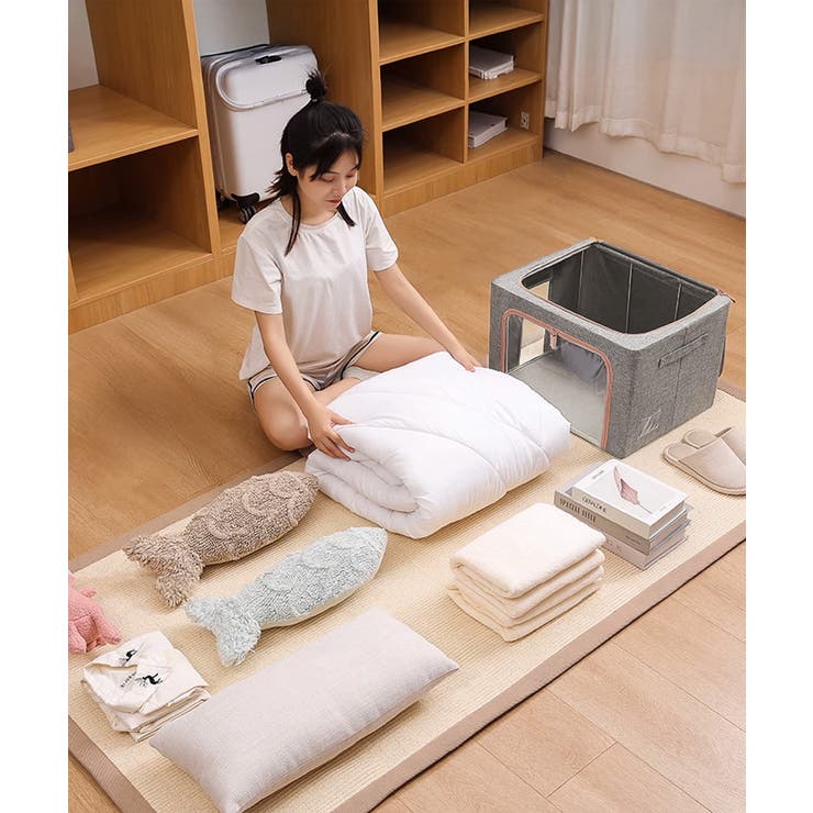 折りたたみ収納ボックス 大容量衣類収納袋 | Miniministore | 詳細画像4 