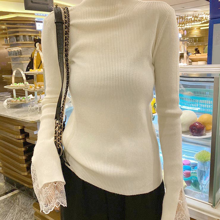 ハイネック ニットセーター レディース | Miniministore | 詳細画像6 