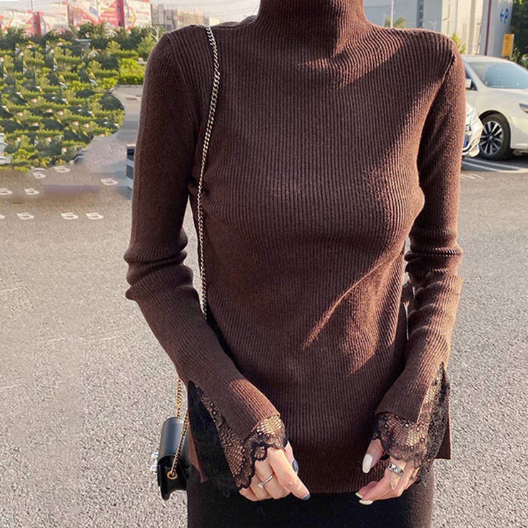 ハイネック ニットセーター レディース | Miniministore | 詳細画像7 