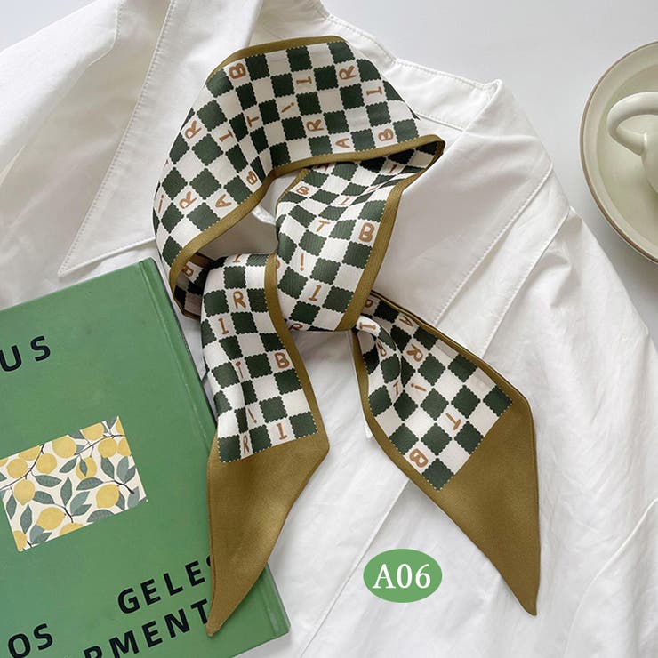 A06 | マルチスカーフ 首巻き バッグスカーフ | Miniministore