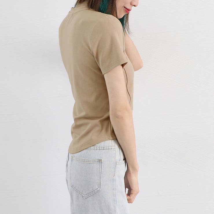 無地 Tシャツ クルーネック レディース | Miniministore | 詳細画像11 