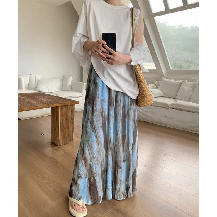 マキシスカート 春夏タイダイスカート薄手 | Miniministore | 詳細画像12 