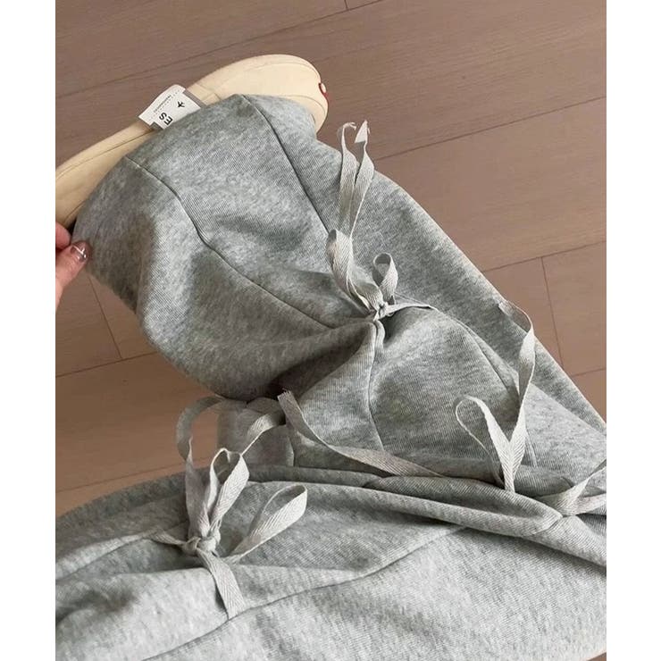 スウェットパンツサイドリボンワイドパンツ | Miniministore | 詳細画像6 