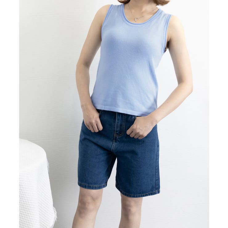 ニットタンクトップ サイドスリット韓国風 | Miniministore | 詳細画像12 