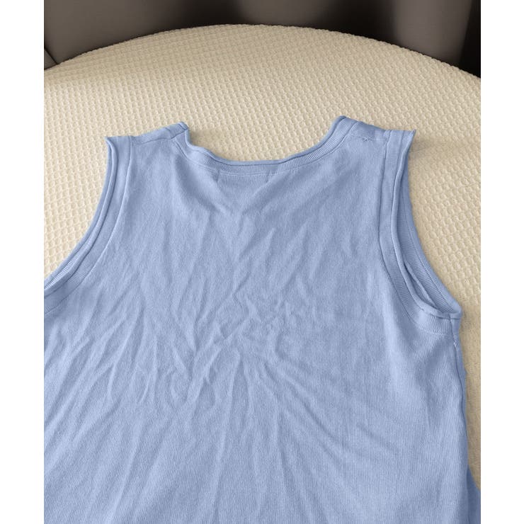 ニットタンクトップ サイドスリット韓国風 | Miniministore | 詳細画像19 