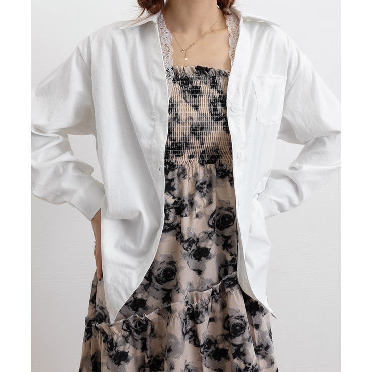 シャツブラウス長袖 レース襟シャツ春秋夏 | Miniministore | 詳細画像16 